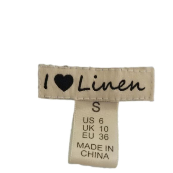 Malvin 100% Linen Blue Blouse SZ S EUC - Picture 5 of 5